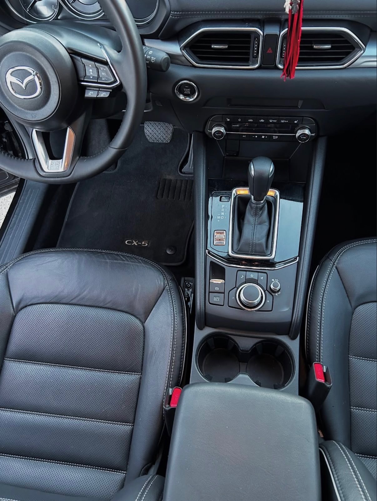 Center console after detailing