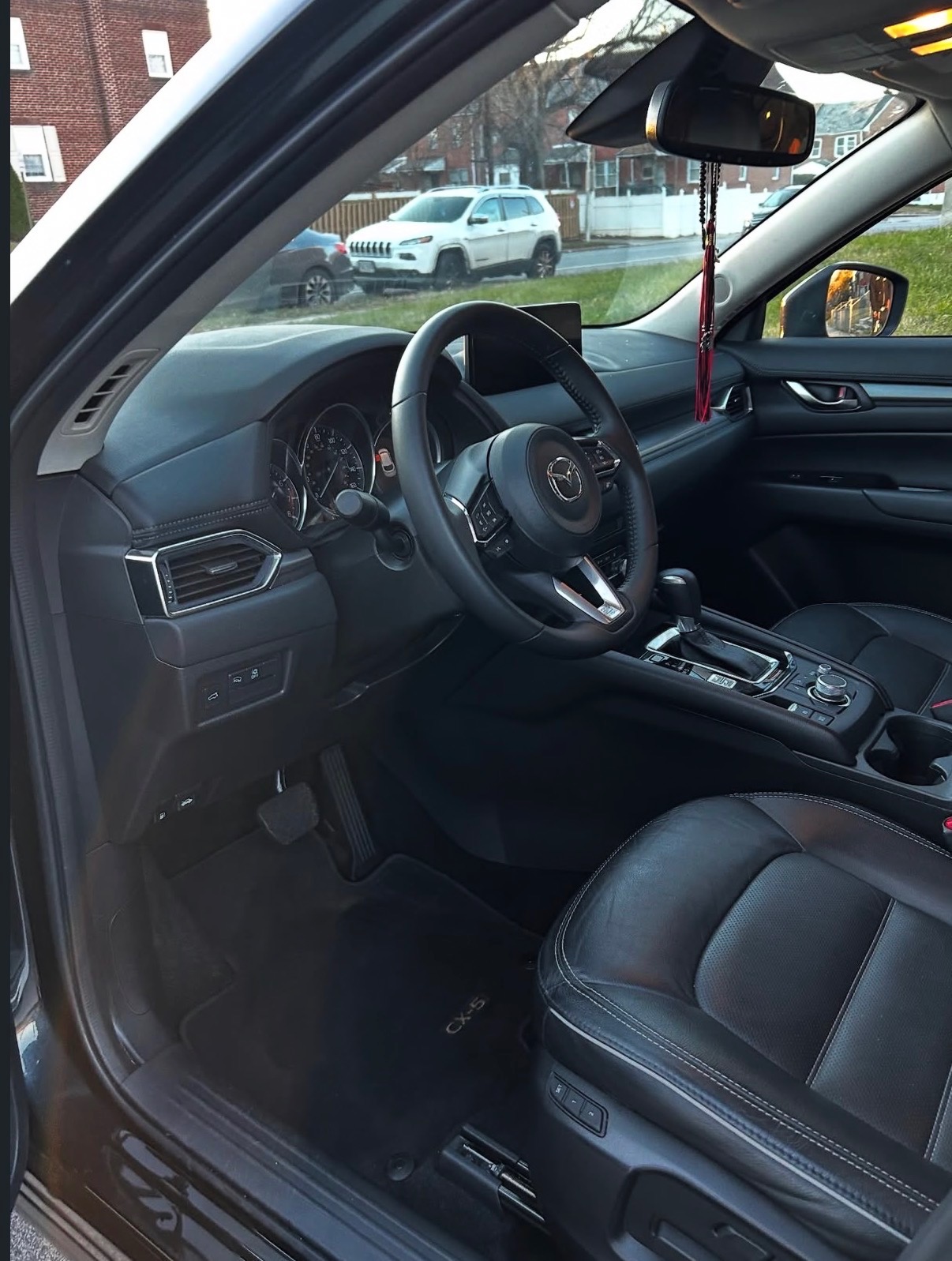 Driver footwell after detailing